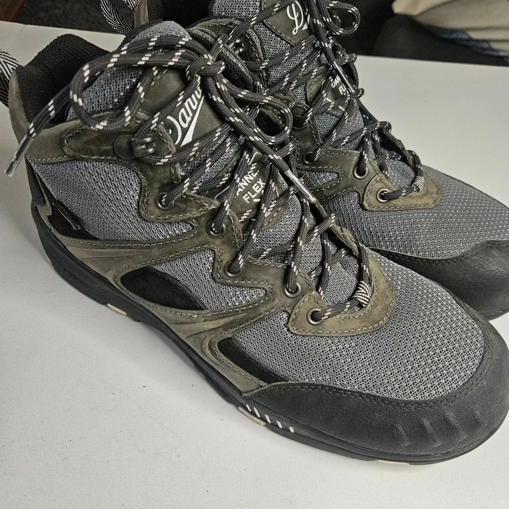 Danner Springfield 4.5 Gray White NMT Waterproof Work Boots Mens‎ 11 12252 EH